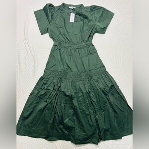 Baltic Born Jerrah Midi Dress Medium Deep Green NWT